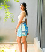 Assymetric Printed Skort - Image 4