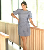 Bow Detailed Short Dress - Image 3