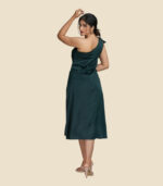 One Shoulder Tie Up Maxi Dress - Image 3