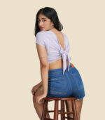 Back Tie Up Crop Top - Image 4