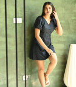 Puff Sleeved Printed Mini Dress - Image 2