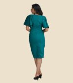 Pleated Midi Dress - Image 2