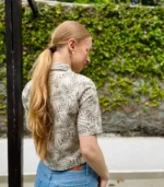 Printed Cropped Shirt - Image 2