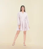 Flared Mini Dress - Image 2