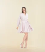 Flared Mini Dress - Image 4