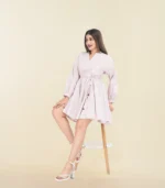 Flared Mini Dress - Image 5