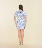 Printed Short Dress - Image 3